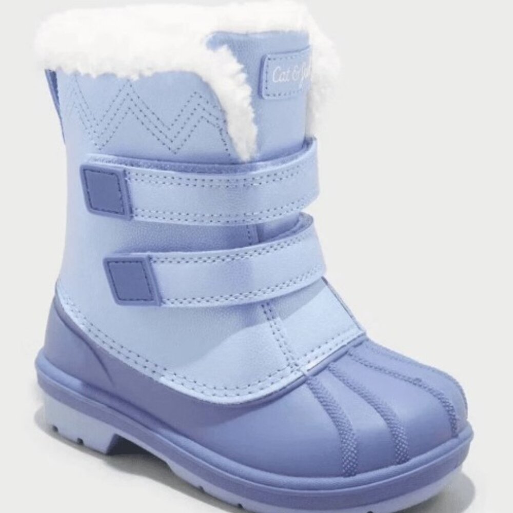 Cat & Jack Blue Toddler Winter Boots/Denver- Cat and Jack Size 10 Toddler